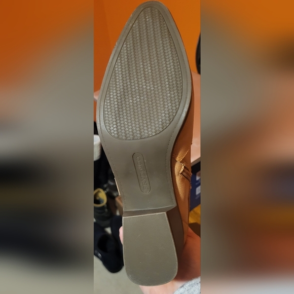 FRYE & CO Palma Camel Size 8 1/2 Wide Stacked Heel Cowboy Boots Booties New! - Picture 13 of 16